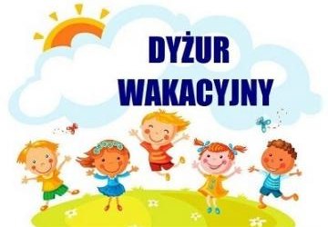 Harmonogram dyżurów wakacyjnych w miejskich przedszkolach – 2022 r.