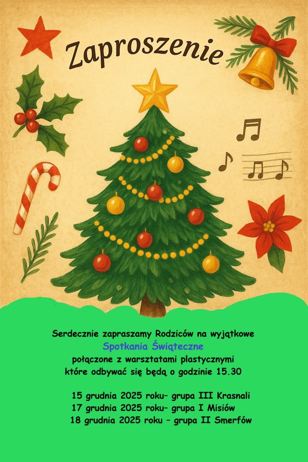Zaproszenie na Spotkania Bożonarodzeniowe
