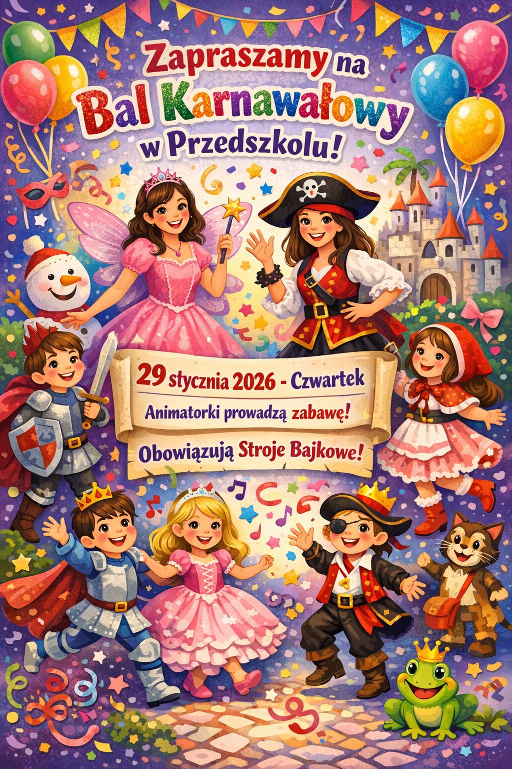 Zabawa karnawałowa!