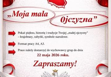 Konkurs plastyczny ,,Moja, mała Ojczyzna
