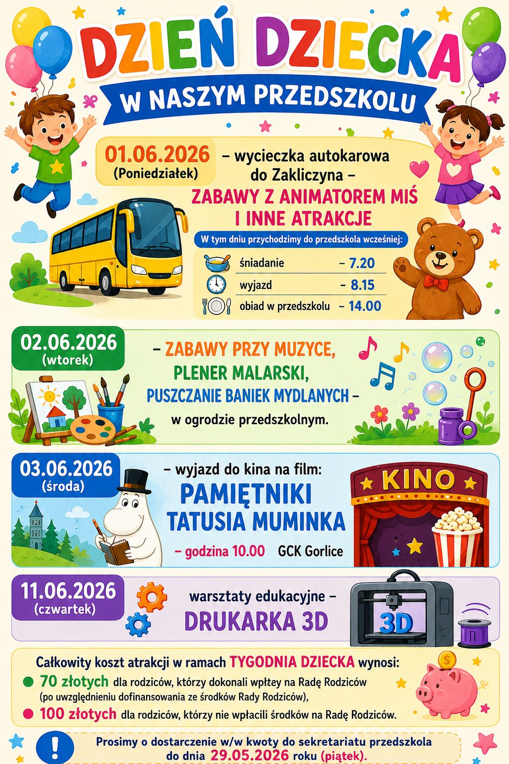 Dzień Dziecka w naszym przedszkolu!