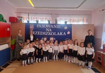 Pasowanie na przedszkolaka w grupie Misiów