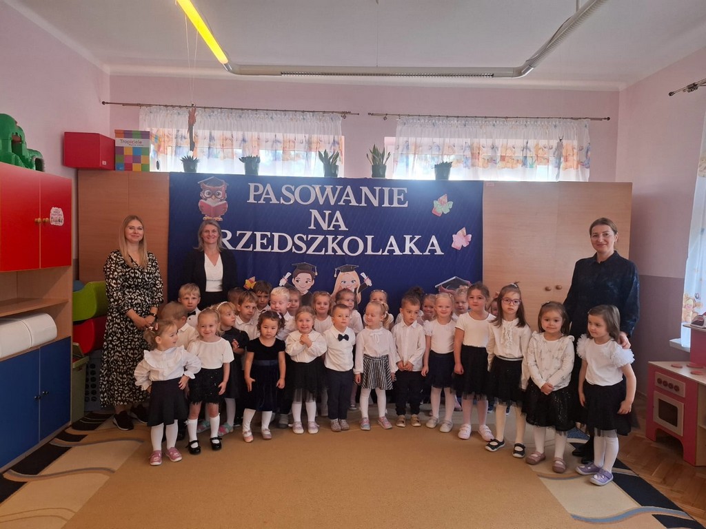Pasowanie na przedszkolaka w grupie Misiów