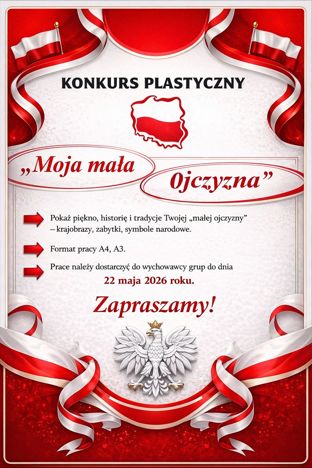 Konkurs plastyczny ,,Moja, mała Ojczyzna
